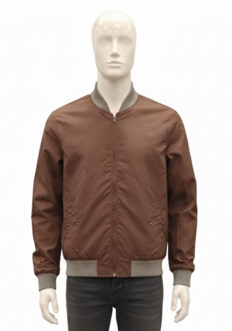 WINTER JACKET [MD] - BRIGHT BROWN AND GREY