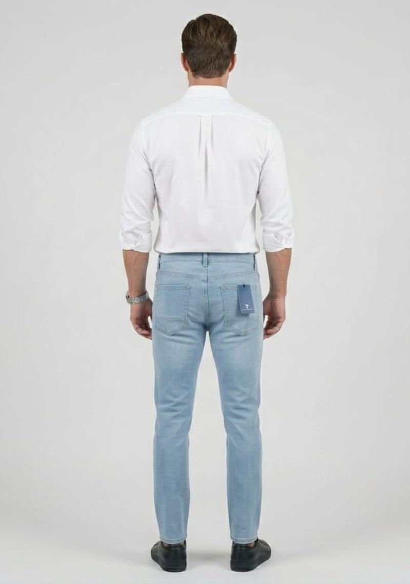 Mens Denim Pant (Slim)- Ice Blue (ED)