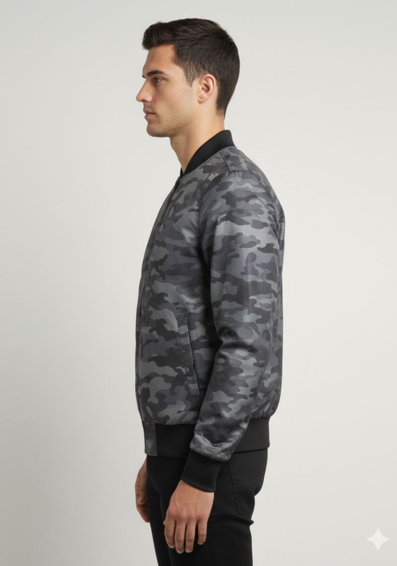 WINTER JACKET - OLIVE AND BLACK