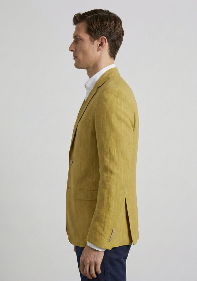 MENS BLAZER - YELLOW