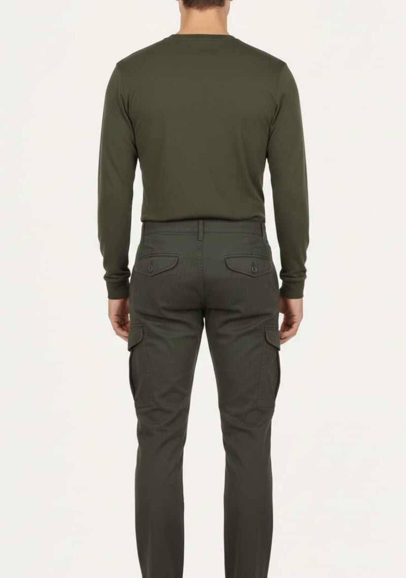 MENS CARGOS PANT - OLIVE GREEN (ED)