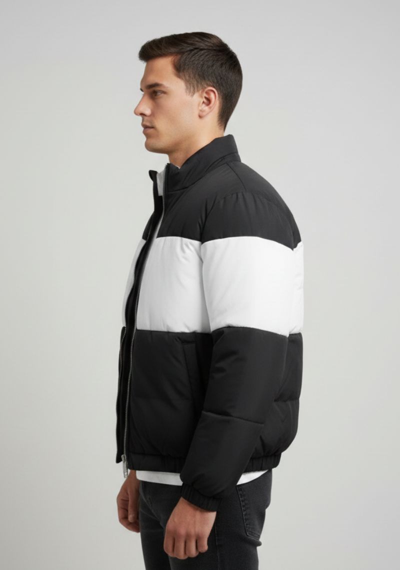 WINTER JACKET - BLACK AND WHITE