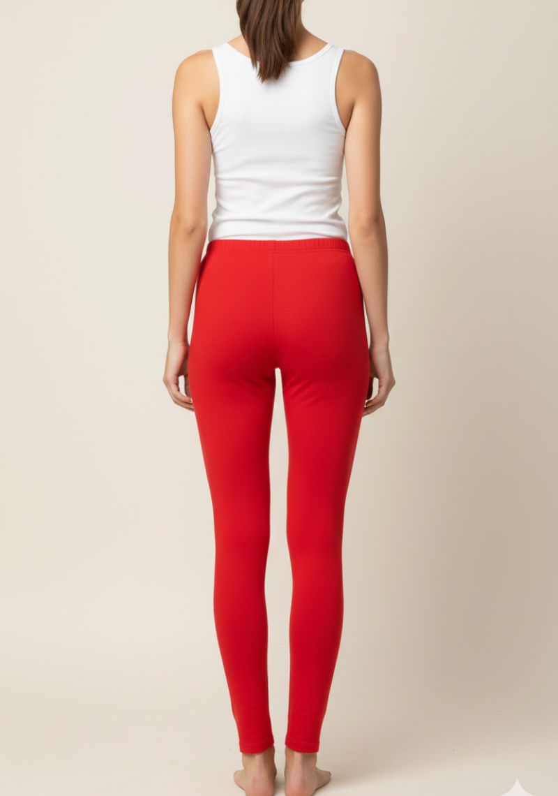 WOMENS LEGGINGS [MD] -RED 2