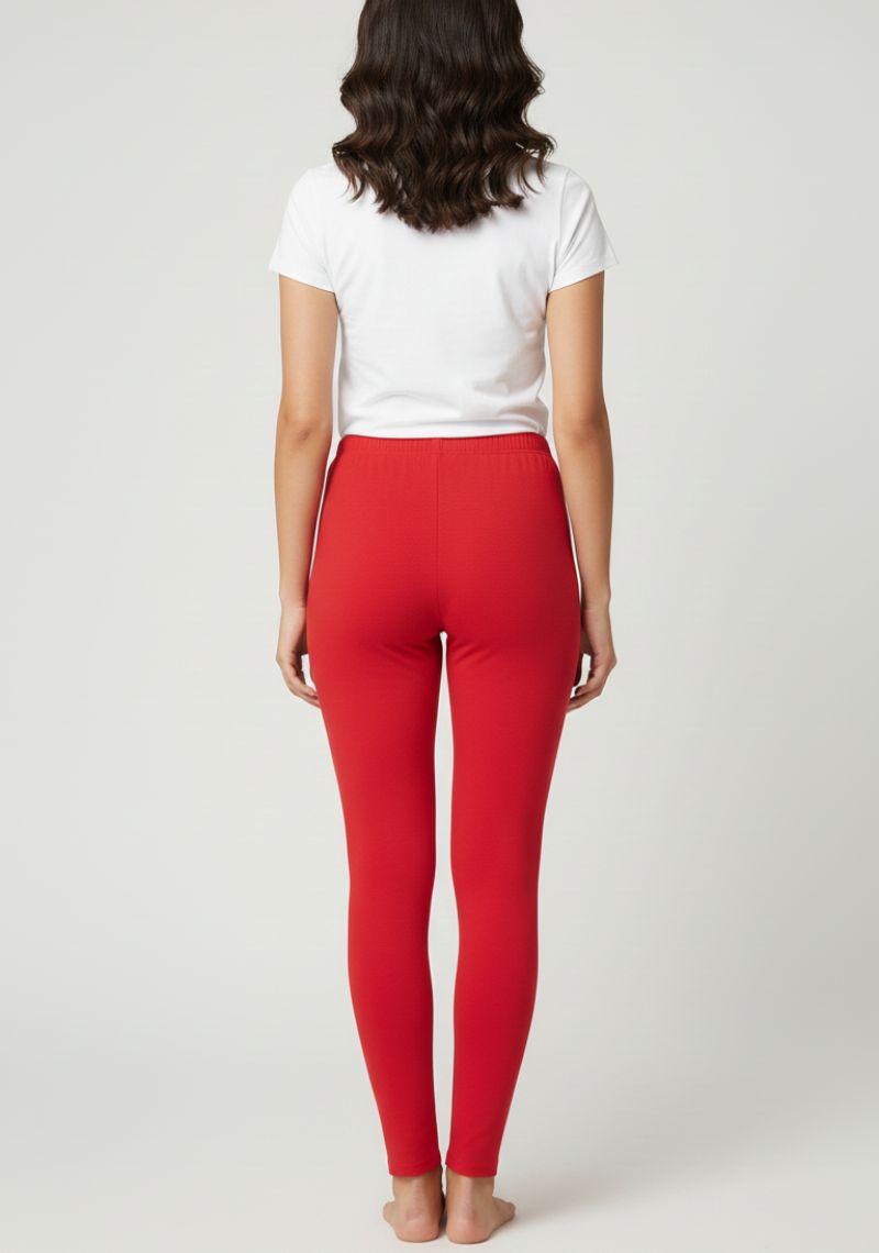 WOMENS LEGGINGS [MD] - DARK RED