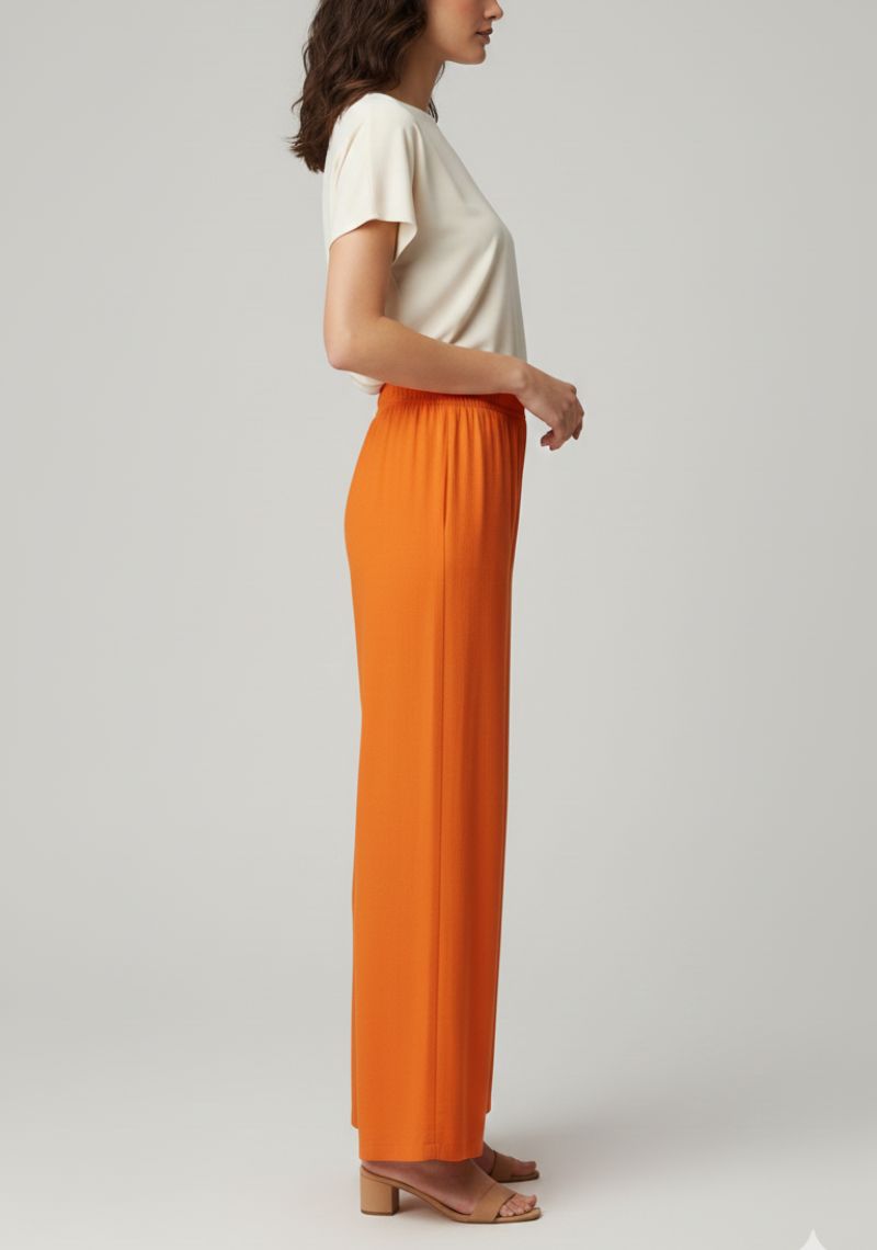 WOMENS PALAZZO - BRIGHT ORANGE