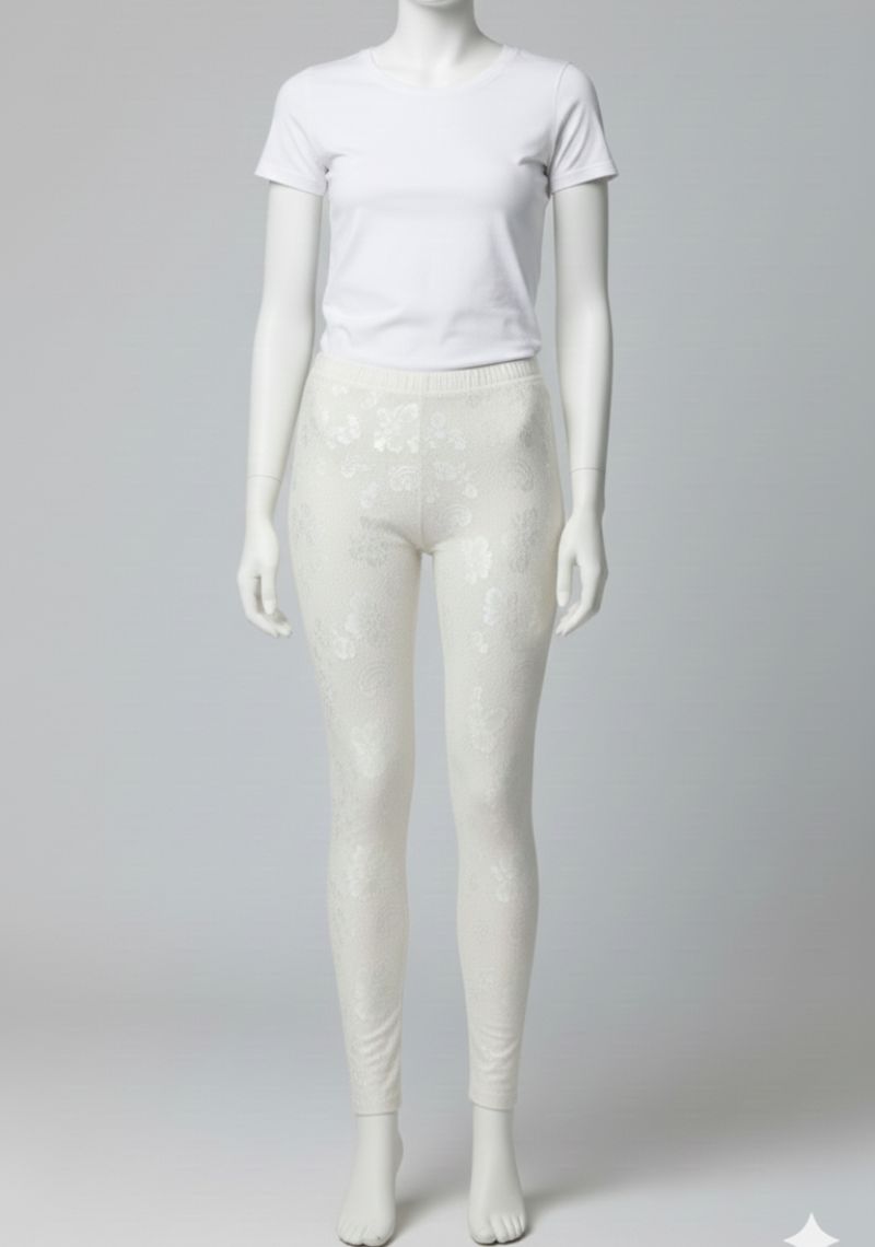 WOMENS LEGGINGS [MD] - WHITE