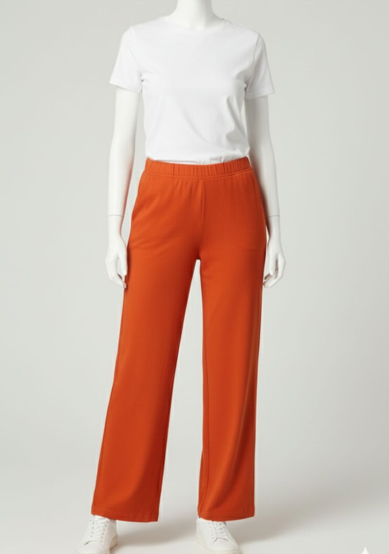WOMENS PALAZZO - REDDISH ORANGE