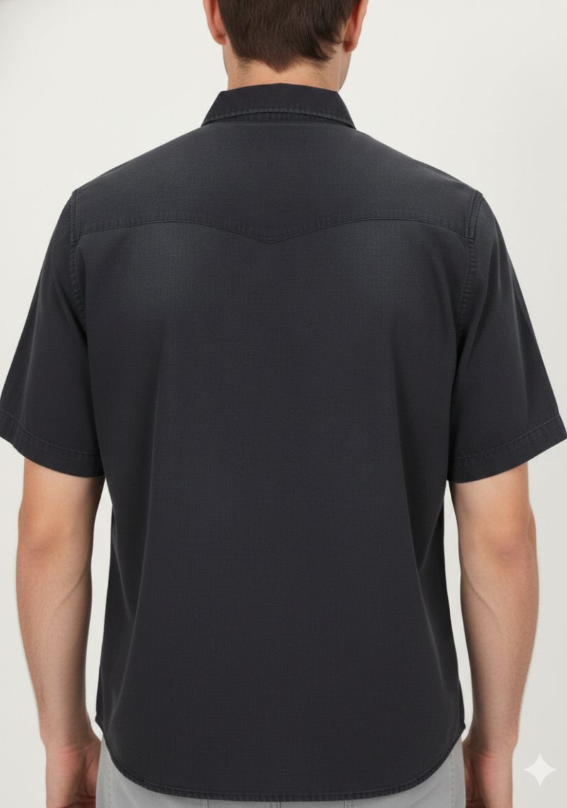 SHIRT - PLAIN DARK BLACK