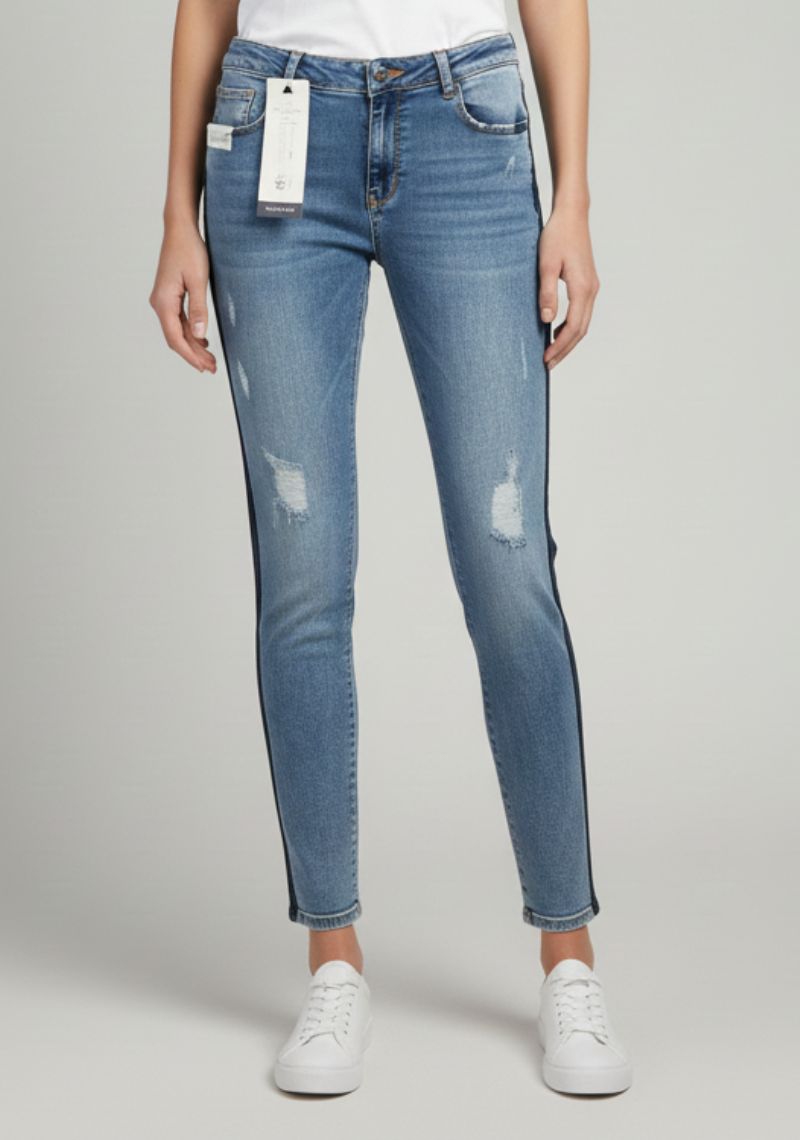 WOMEN JEAN (SL)-LIGHT BLUE TONED