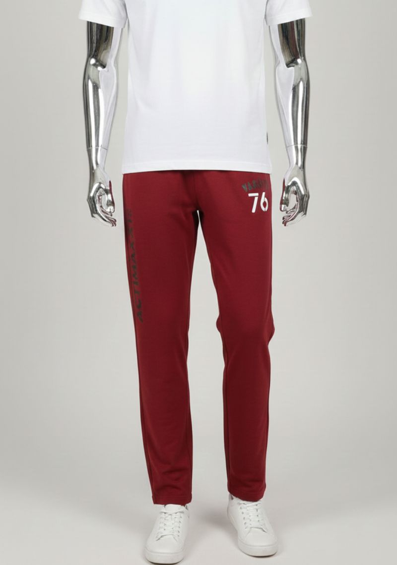 ACTIMAXX TRACK PANT [SL] - BRIGHT MAROON