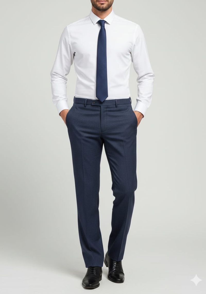 Mens Formal Trouser -Navy(ED)