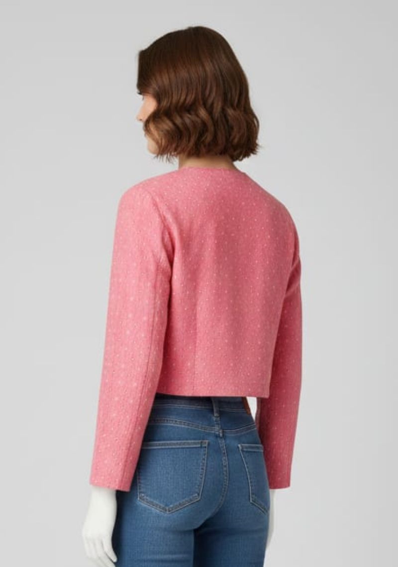 WOMENS WESTERN TOP [SL] - DARK PINK