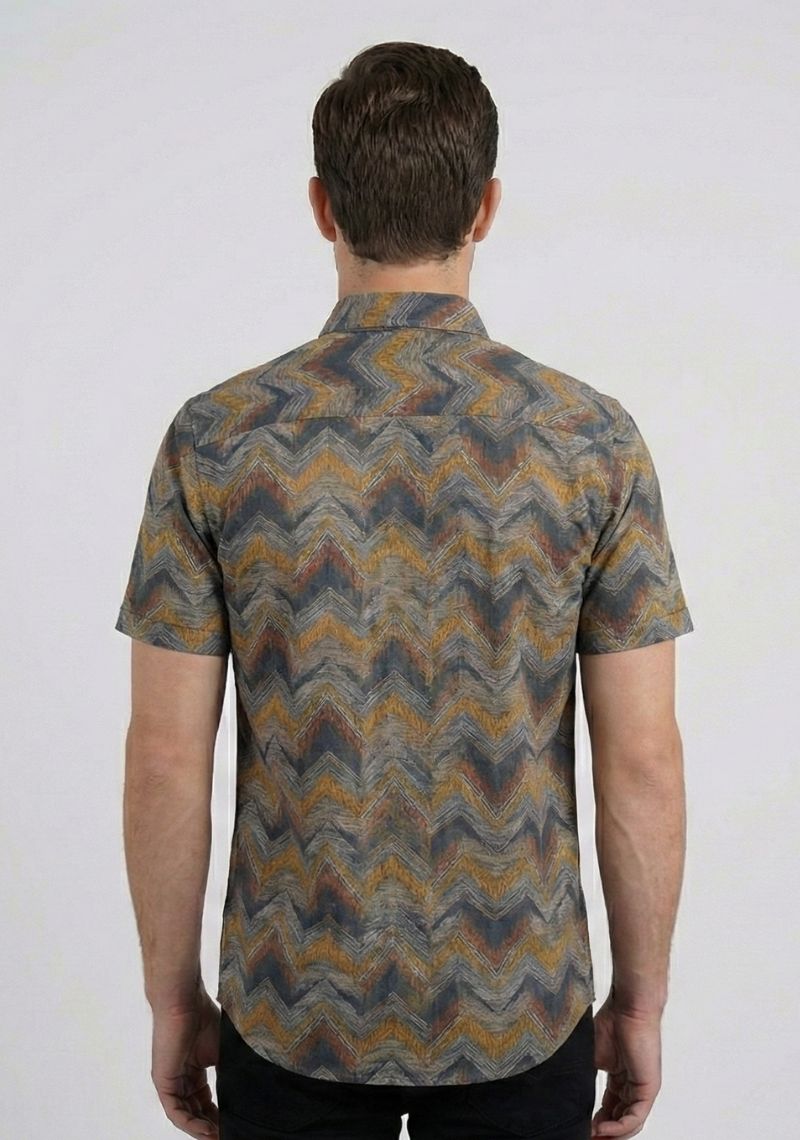 SHIRT - BROWN [MULTI COLOUR CHECKED ]