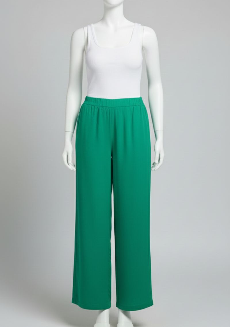 WOMENS PALAZZO - SEA GREEN