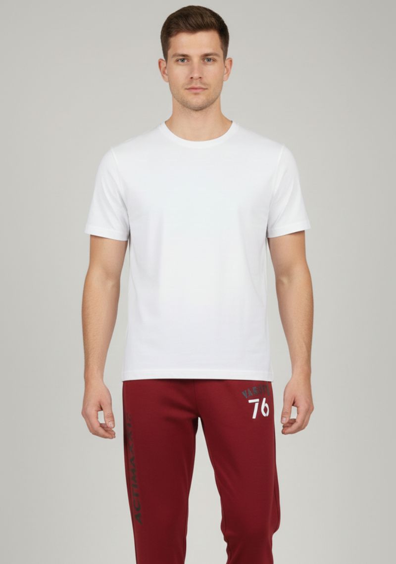 ACTIMAXX TRACK PANT [SL] - PRINTED MAROON