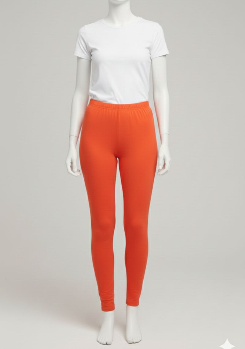 WOMENS LEGGINGS [MD] - PERSIMMON ORANGE