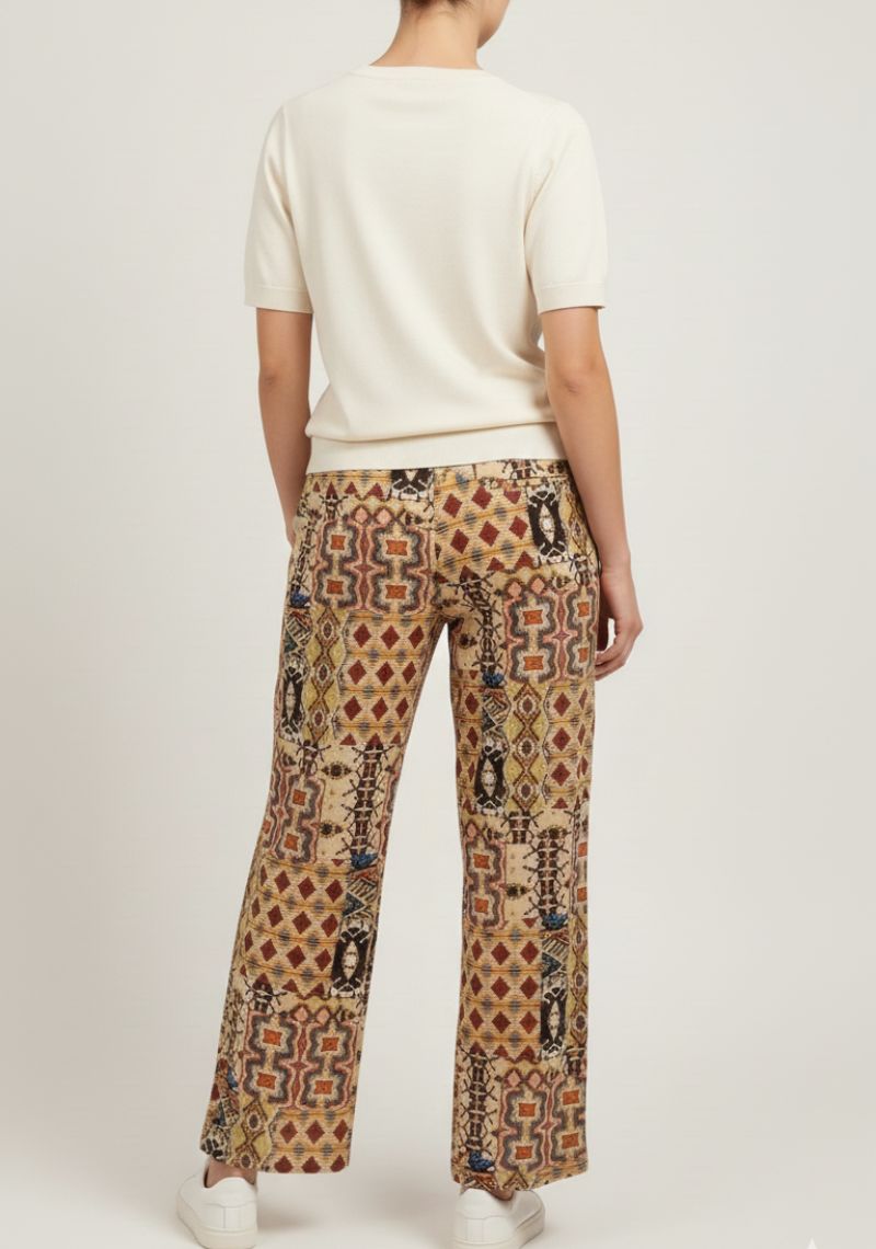 WOMENS PALAZZO - MULTI COLOR PRINTED