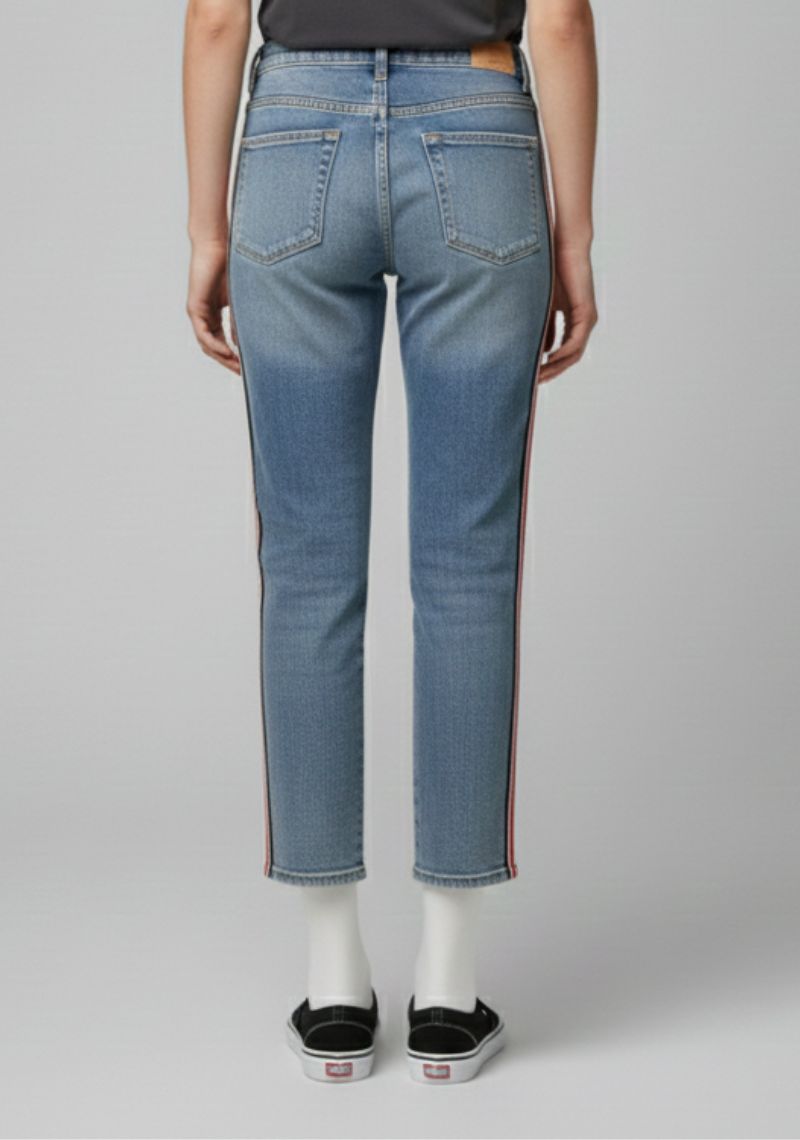 WOMEN JEAN (SL)-BLUE MXD