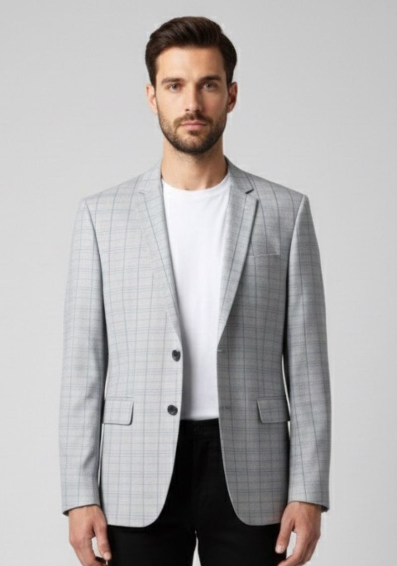 MENS BLAZER - ICE BLUE