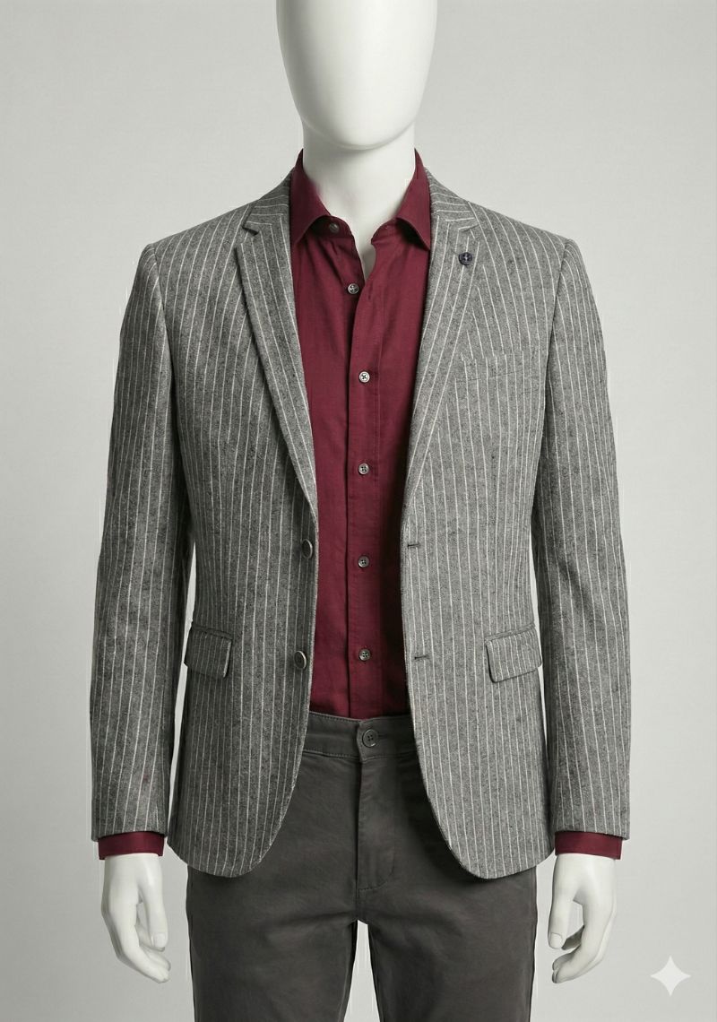 MENS BLAZER - DARK GREY