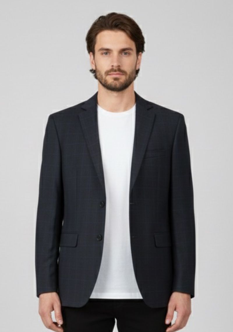 MENS BLAZER - PLAIN DARK BLUE