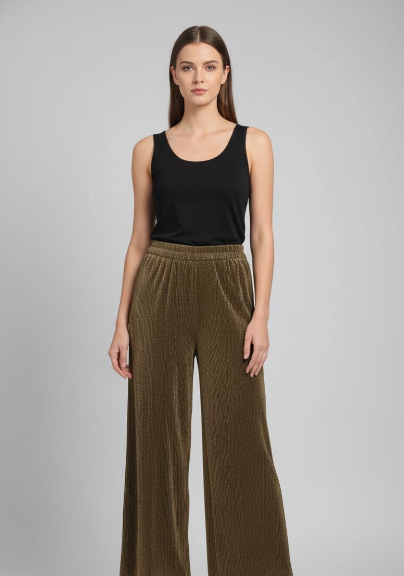 WOMENS PALAZZO - WALNUT BROWN