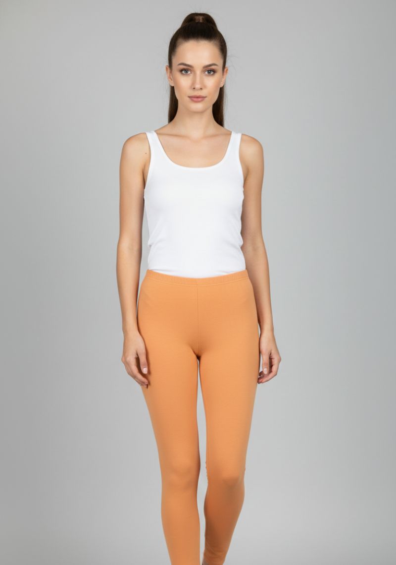 WOMENS LEGGINGS [MD] - CADMIUM ORANGE