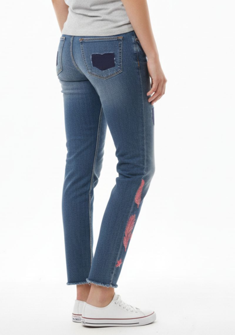 WOMEN JEAN (SL)-COBALT BLUE