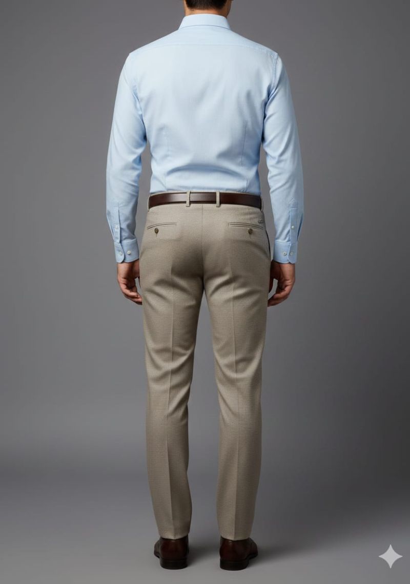 Mens Formal Trouser - Kakki(ED)