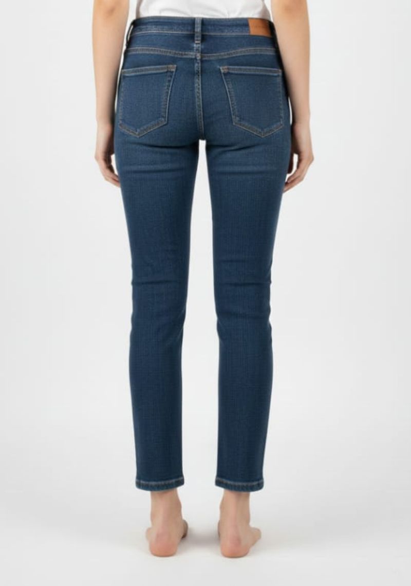 WOMEN JEAN (SL)-BLUE MXD