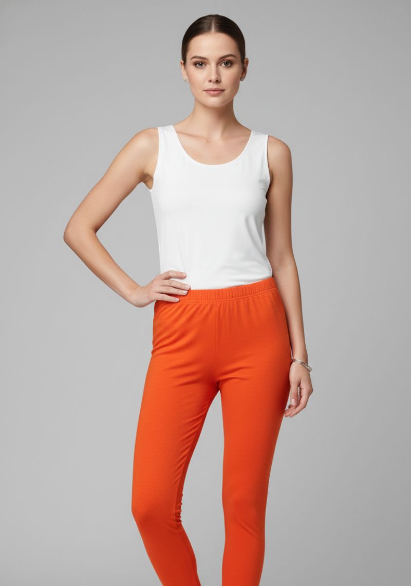 WOMENS LEGGINGS [MD] - NEON [ORANGE]