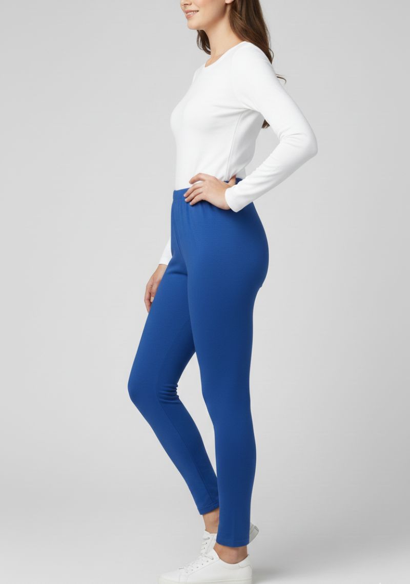 WOMENS LEGGINGS [MD] - PURE BLUE