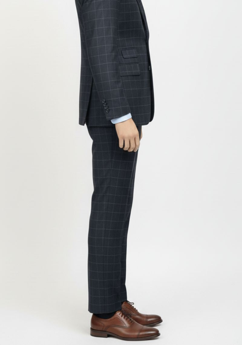 FORMAL PANT (SL)-BLUE CHECKED