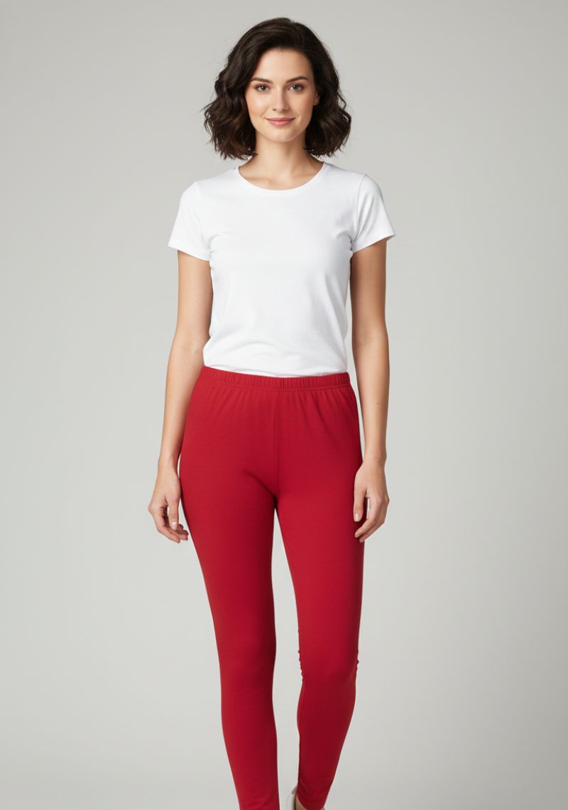 WOMENS LEGGINGS [MD] - MAROON