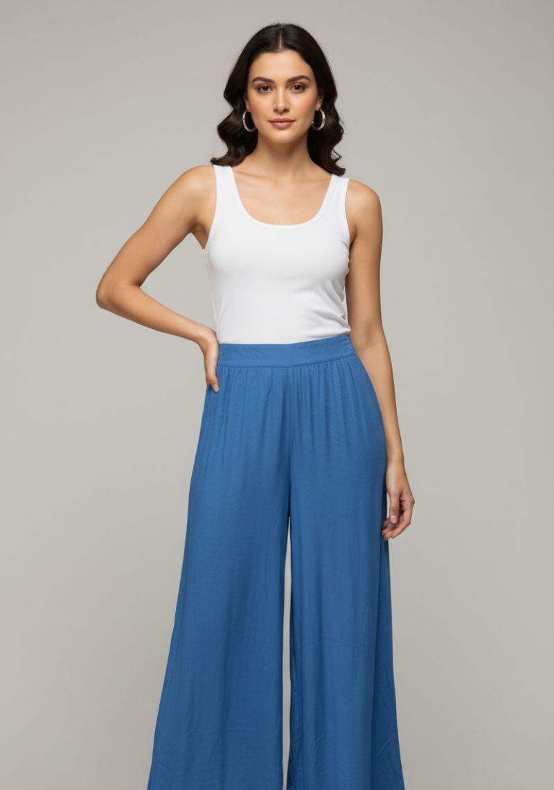 WOMENS PALAZZO - CLASSIC [ BLUE ]