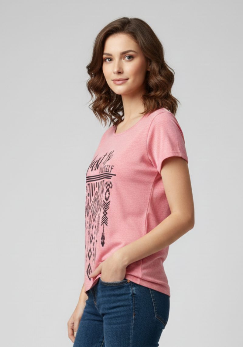 WOMENS T-SHIRT - PINK