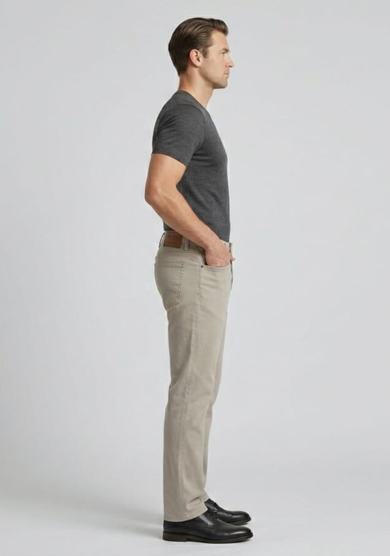 Mens Denim Pant(Regular Fit)- Beige(ED)