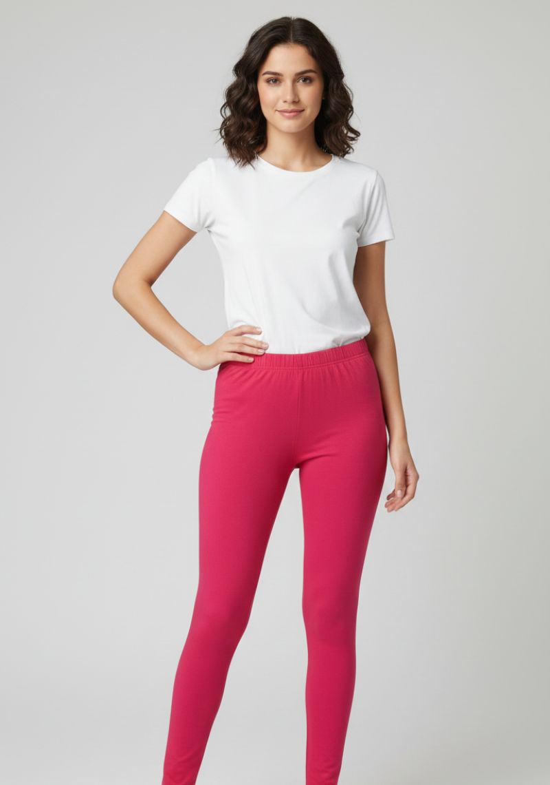 WOMENS LEGGINGS [MD] - BRIGHT PINK