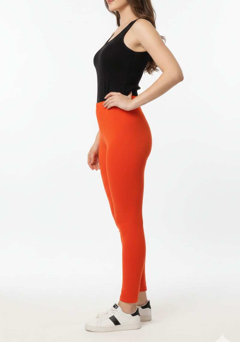 WOMENS LEGGINGS [MD] - PUMPKIN [ORANGE]