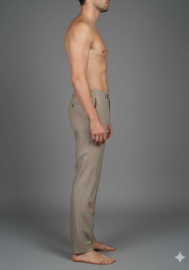 Mens Formal Trouser - Kakki(ED)