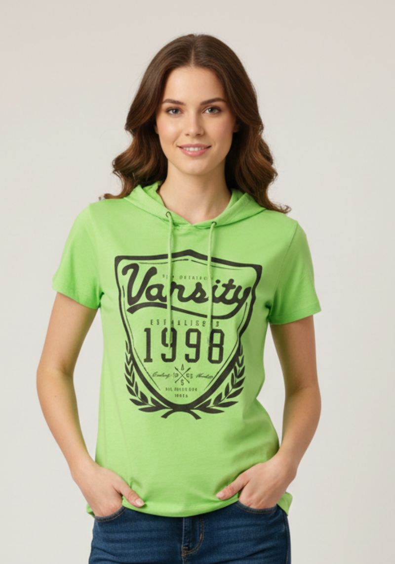WOMENS T-SHIRT - LIGHT GREEN