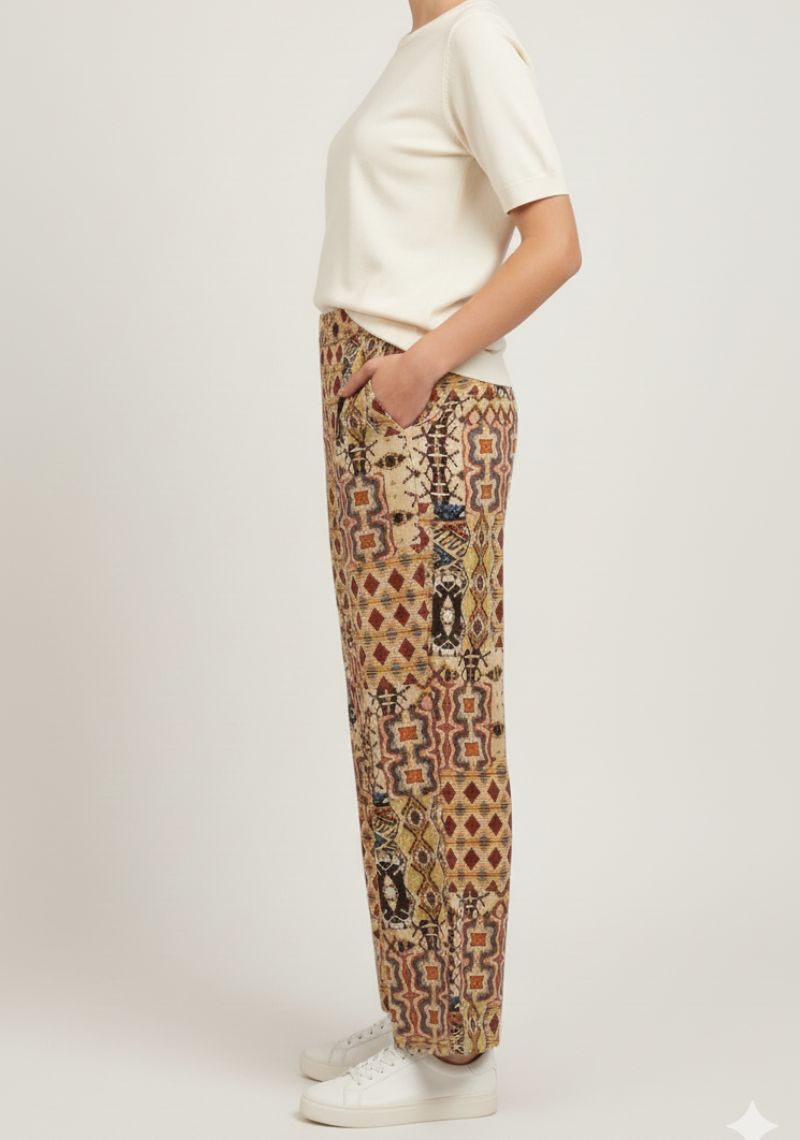 WOMENS PALAZZO - MULTI COLOR PRINTED