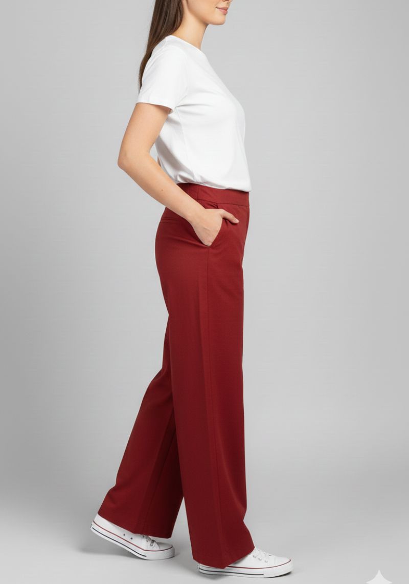 WOMENS PALAZZO - AESTHETIC MAROON