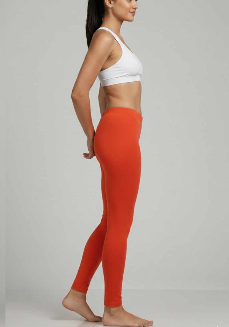 WOMENS LEGGINGS [MD] - INTERNATIONAL ORANGE