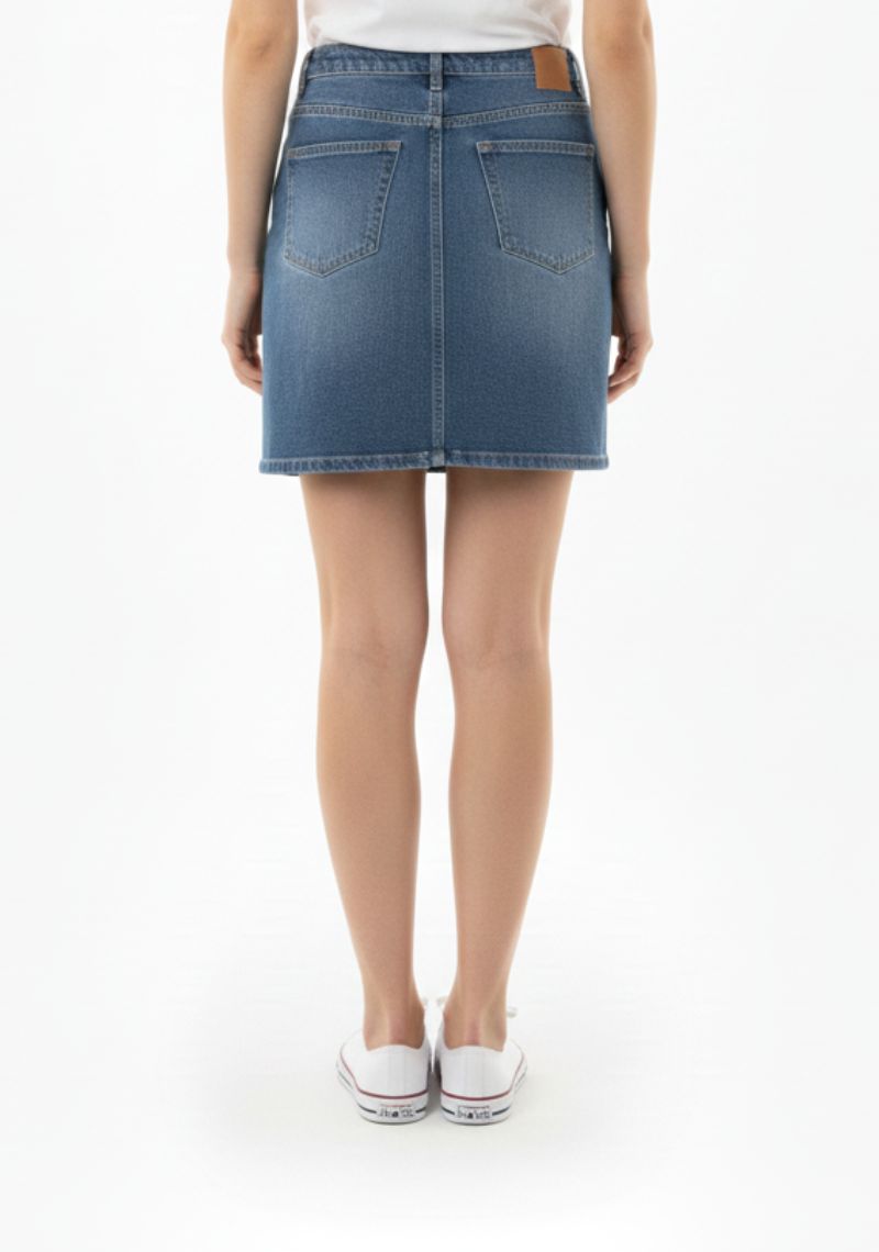 WOMEN JEAN (SL)-BLUE MXD