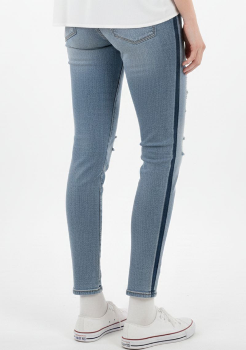 WOMEN JEAN (SL)-BLUE TONED