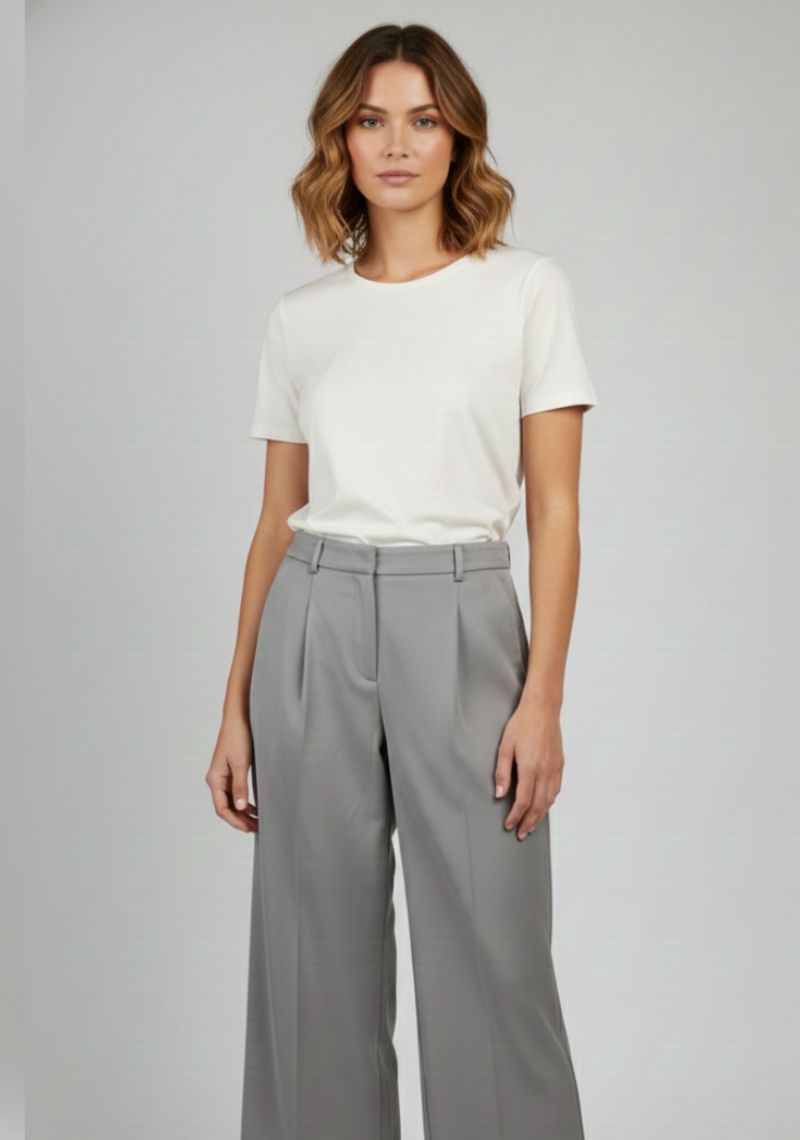 WOMENS PALAZZO - PLAIN GREY