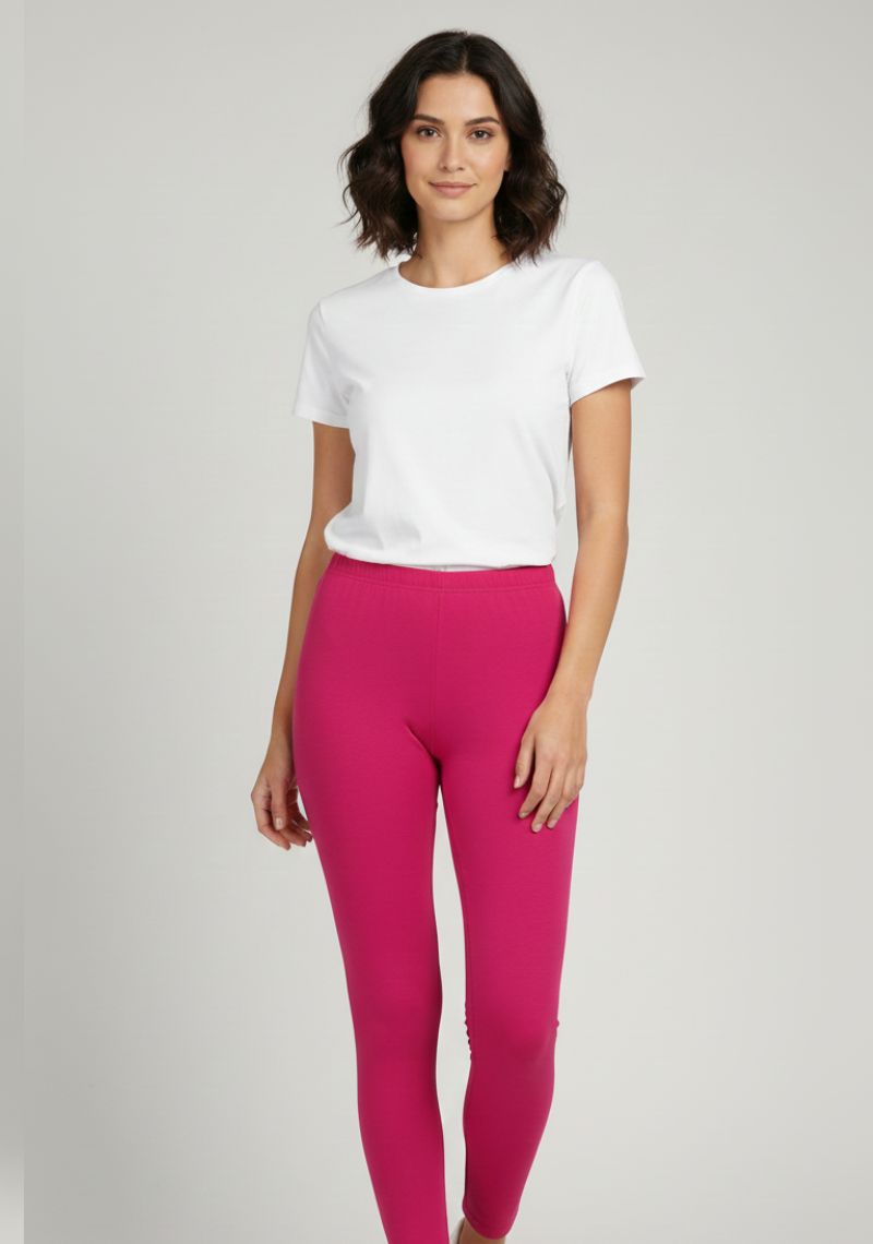 WOMENS LEGGINGS [MD] - DARK PINK
