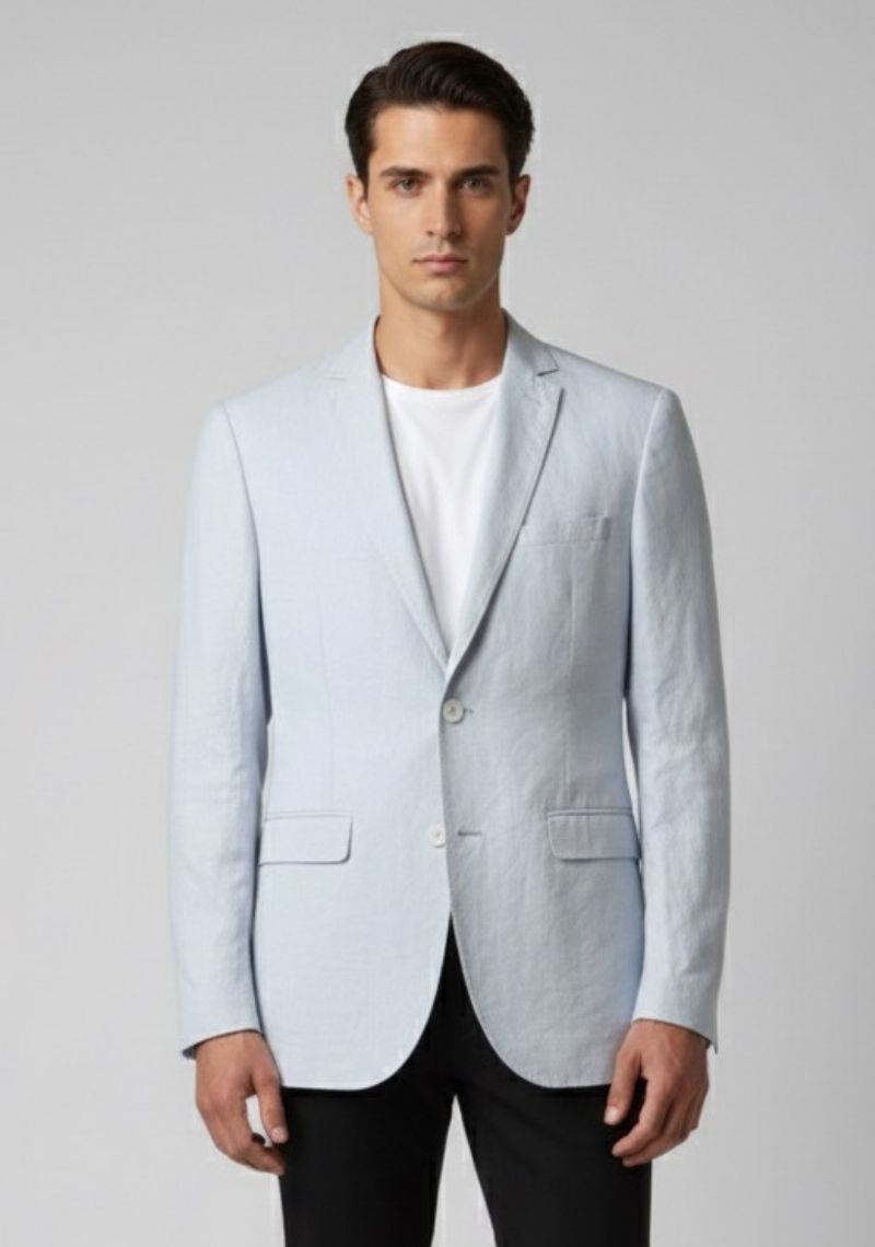 MENS BLAZER - WINTER SKY BLUE