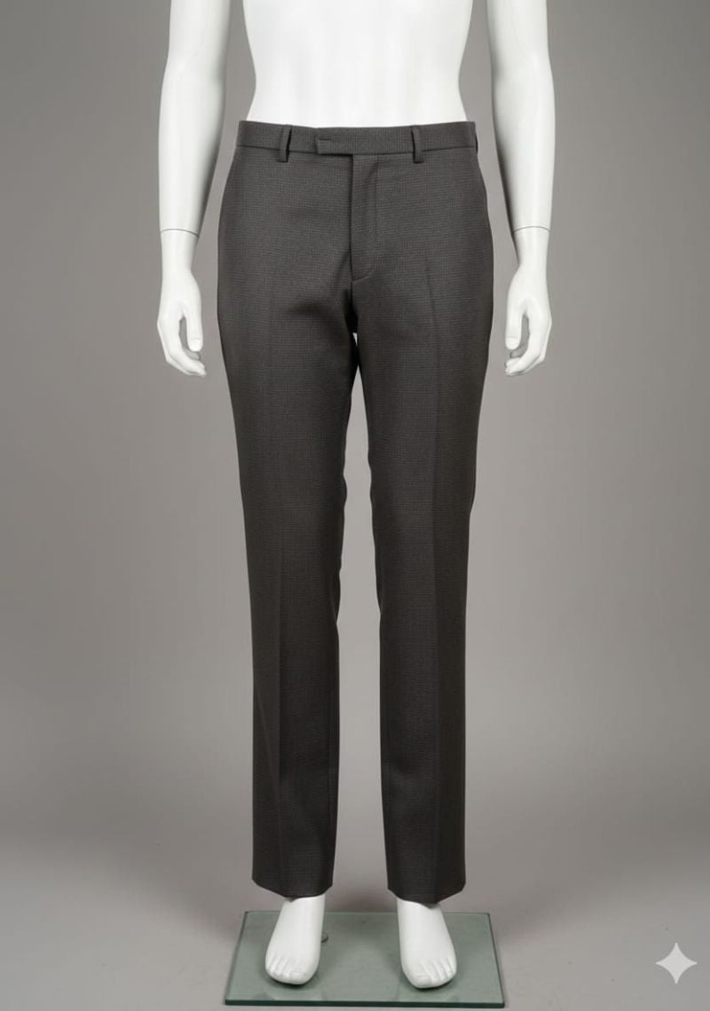 Mens Formal Trouser - Black Dots(ED)